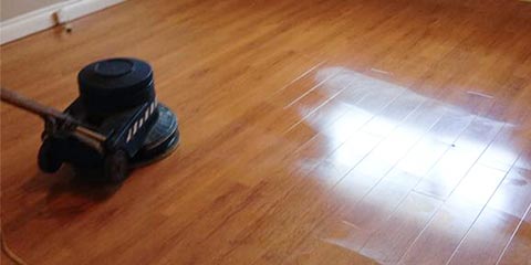 Wood Floor Waxing